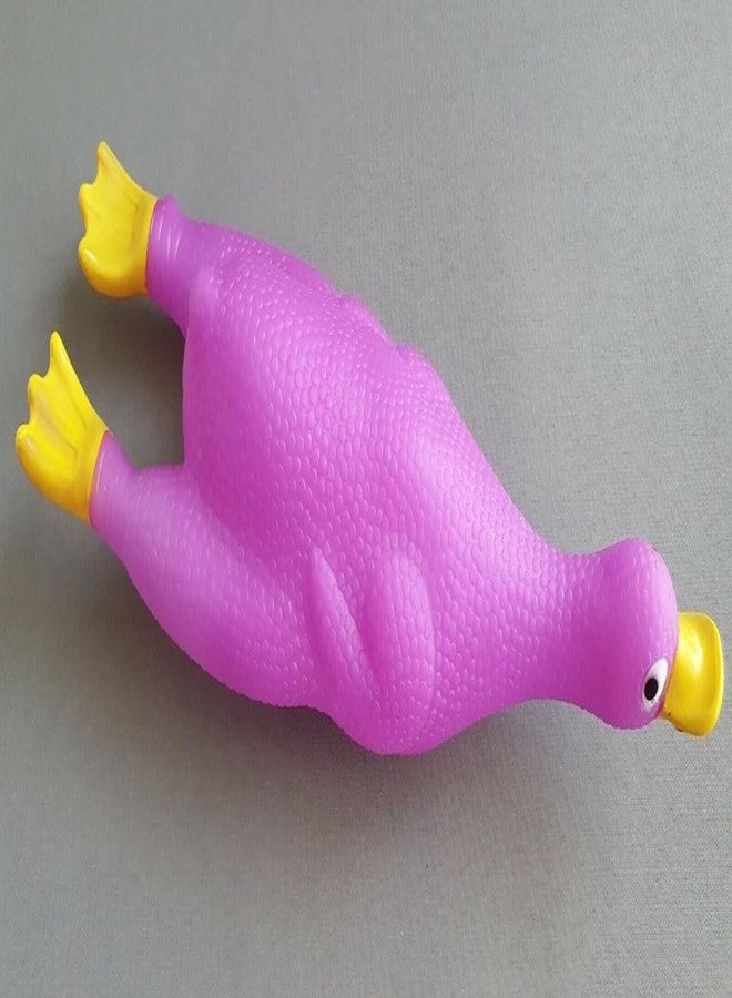 KittuPet Squeaky Dog Toys Safe Latex Rubber Dog Toy Suitable for Small Breeds Screaming Rubber Duck Dog Toys Set Multicolor Pack of 2 - Image 3